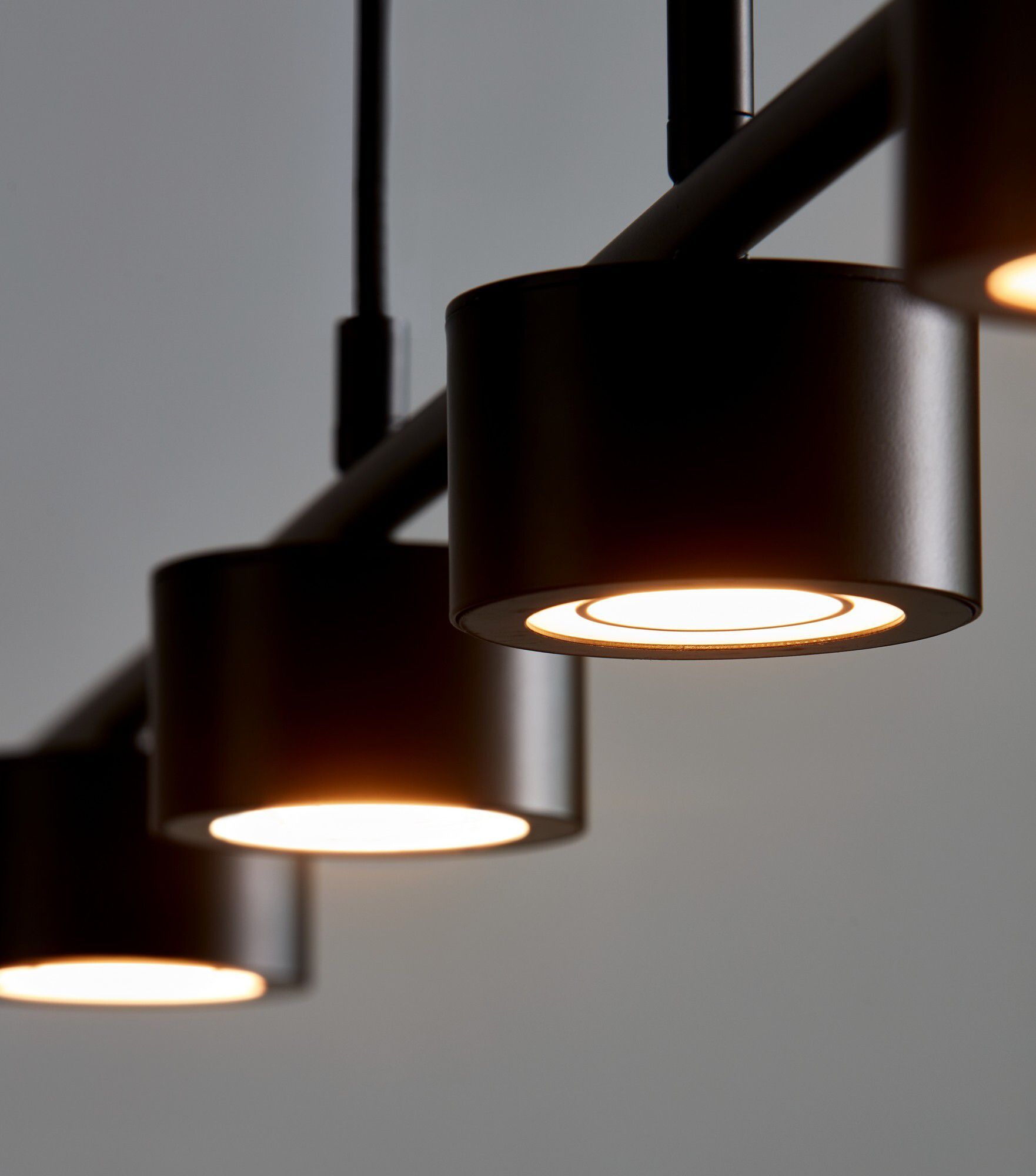 Clyde, 4-rail, Schwarz - LED Modul, 20W, IP20