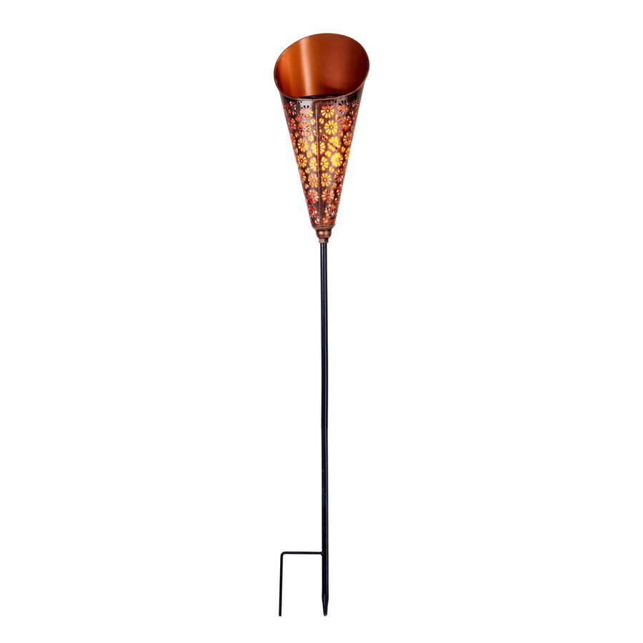 LED Solar-Erdspieß TORCH H: 96 cm - IP44, 0.05W, Warmweiss
