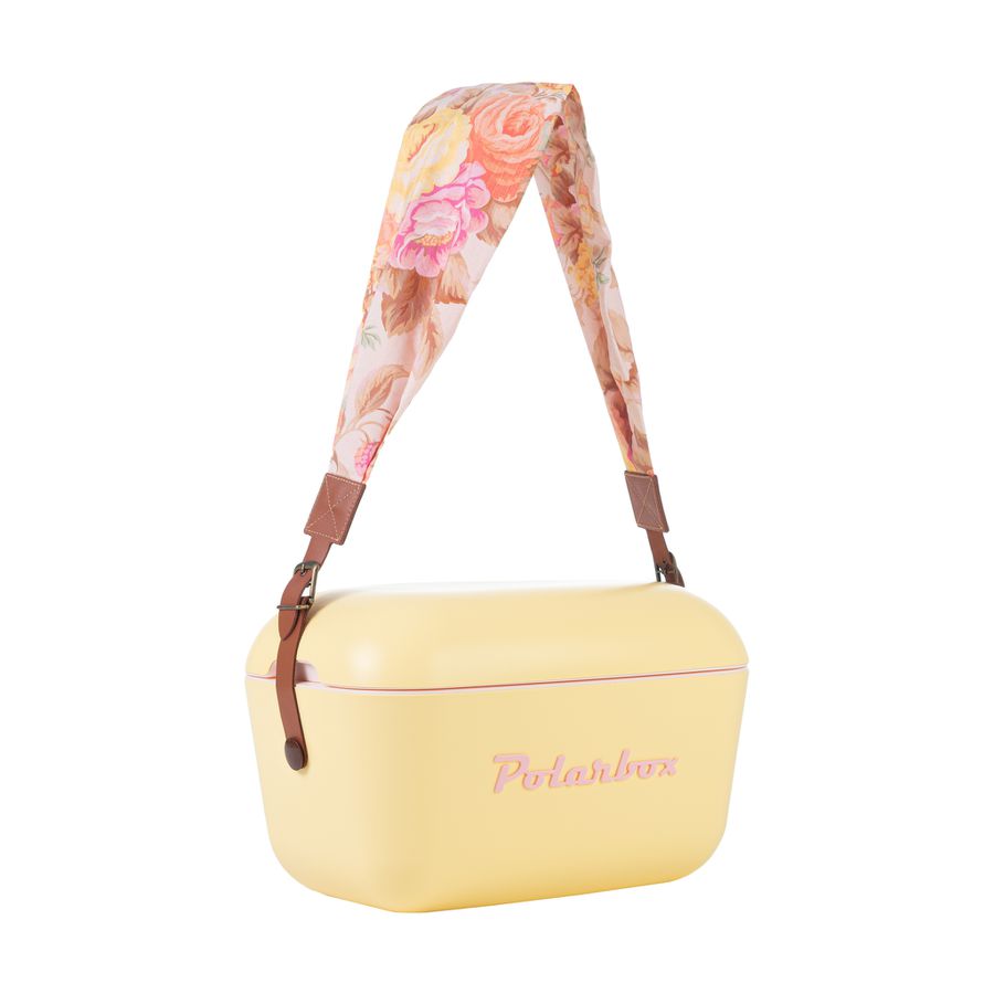 Polarbox Textil-Umhängelasche Flower - Optionaler Baumwoll-Strap für die Polarbox