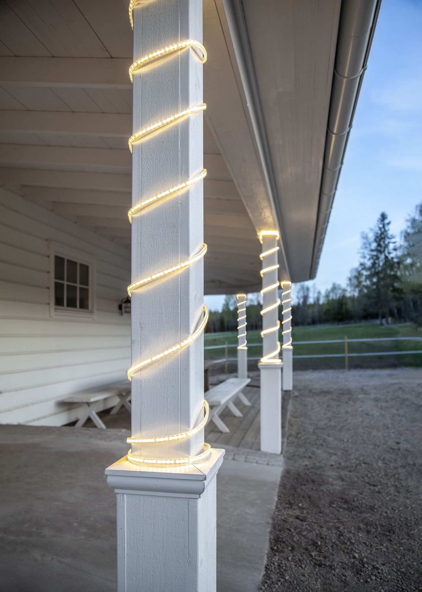 Rope Light FlatSMDLED - IP44, Warmweiss, Transparent
