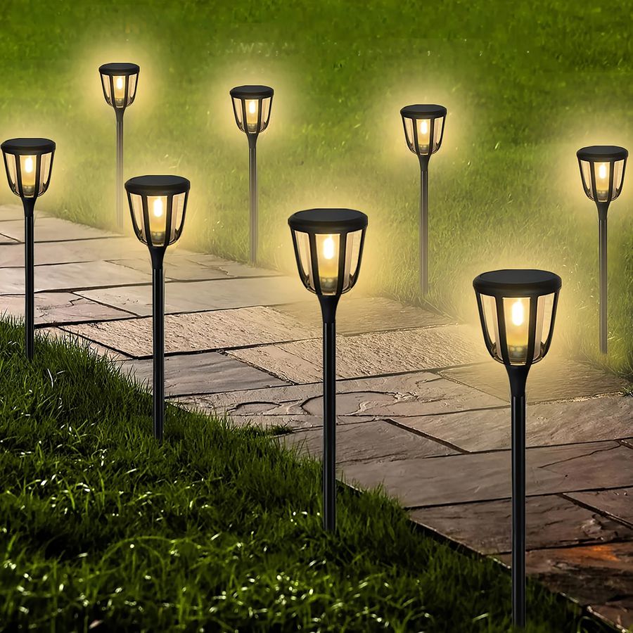1x Solarfackel Flamme, Solarpanel: 5,5 V/0,88 W, LED chip 22Stk. 2835SMD, 3,7V 1200mAH Li-ion Höhe o - 1x Solarfackel Flamme, Solarpanel: 5,5 V/0,88 W, LED chip 22Stk. 2835SMD, 3,7V 1200mAH Li-ion Höhe o