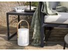 Outdoor-Laterne LUCIE - Weiss, 34 x 17 cm, warm&kaltweiss, wiederaufladbar