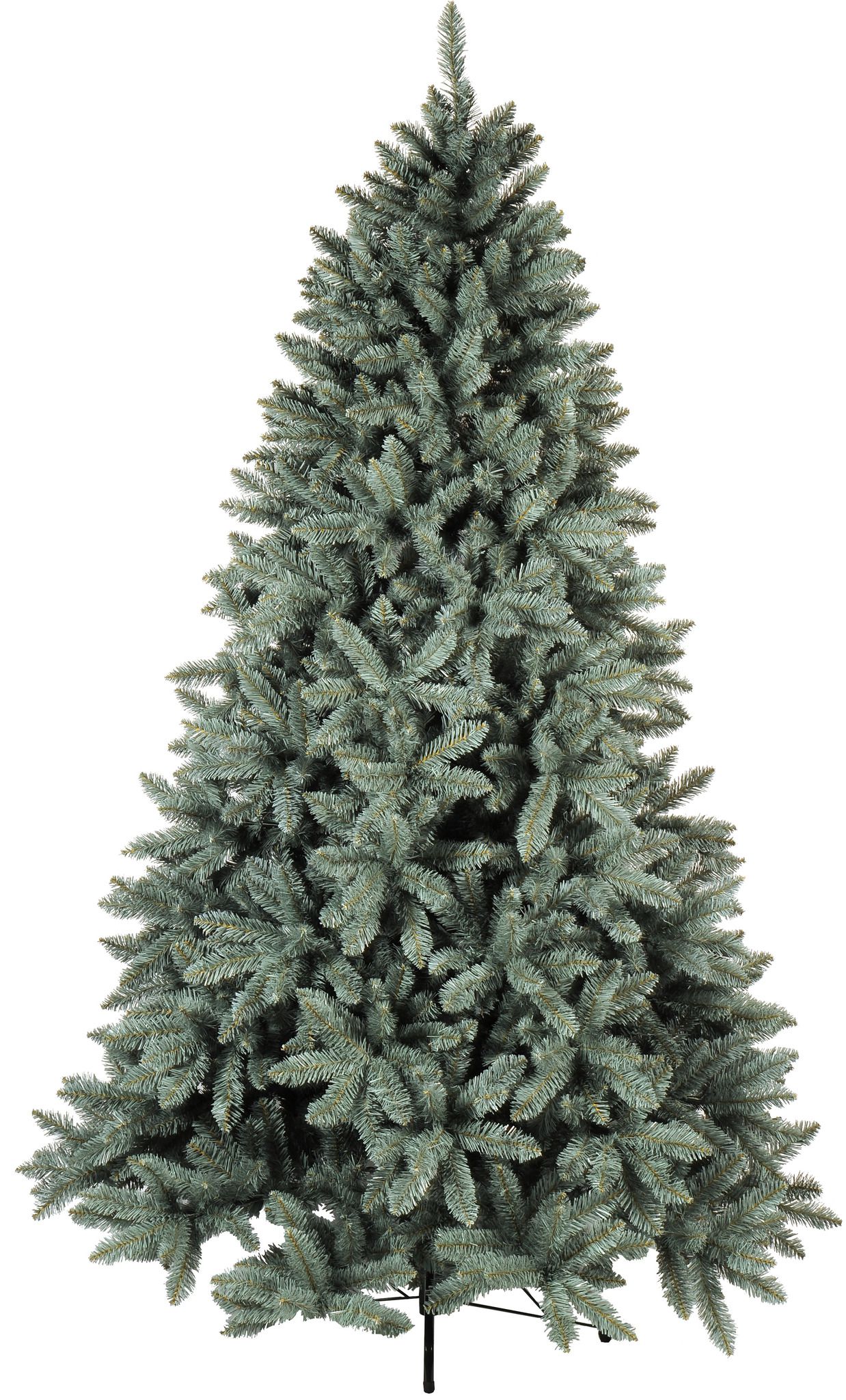Künstlicher Weihnachtsbaum Royal Blue - grün, keine Lämpchen, 210cm Höhe