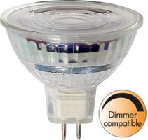 LED Leuchtmittel GU5,3 MR16 Spotlight Glass - GU5.3, 390Lm, 3000K, 5W, 12V