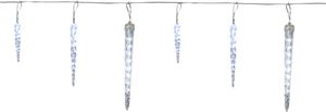 Eiszapfen-Lichterkette Gelido - IP44, Transparent, Kaltweiss