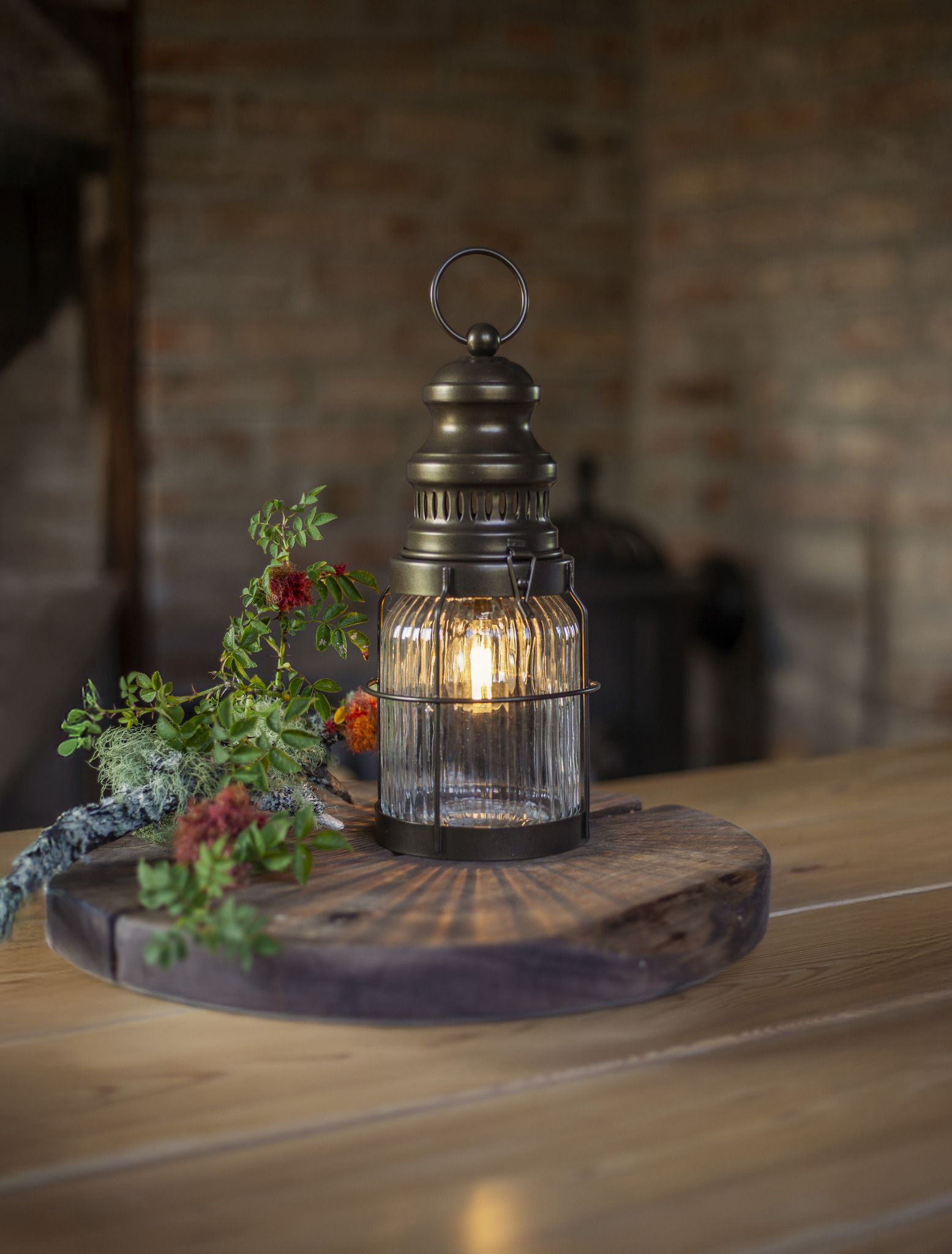 Laterne Aina - Indoor, Bronze, 28.00cm Höhe