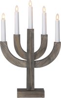 Kerzenleuchter Selma - IP20, Braun, Warmweiss