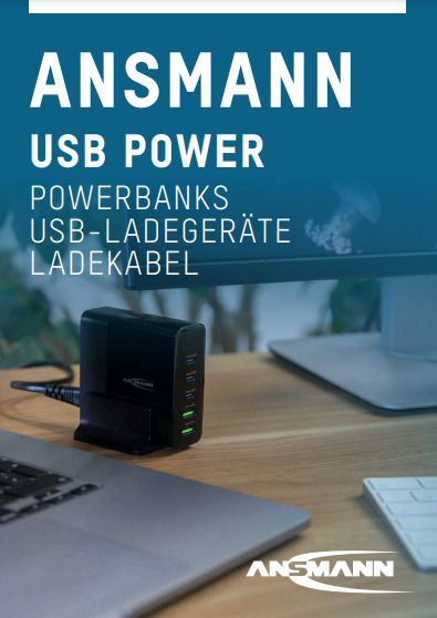Ansmann USB Power Katalog - nur digital verfügbar