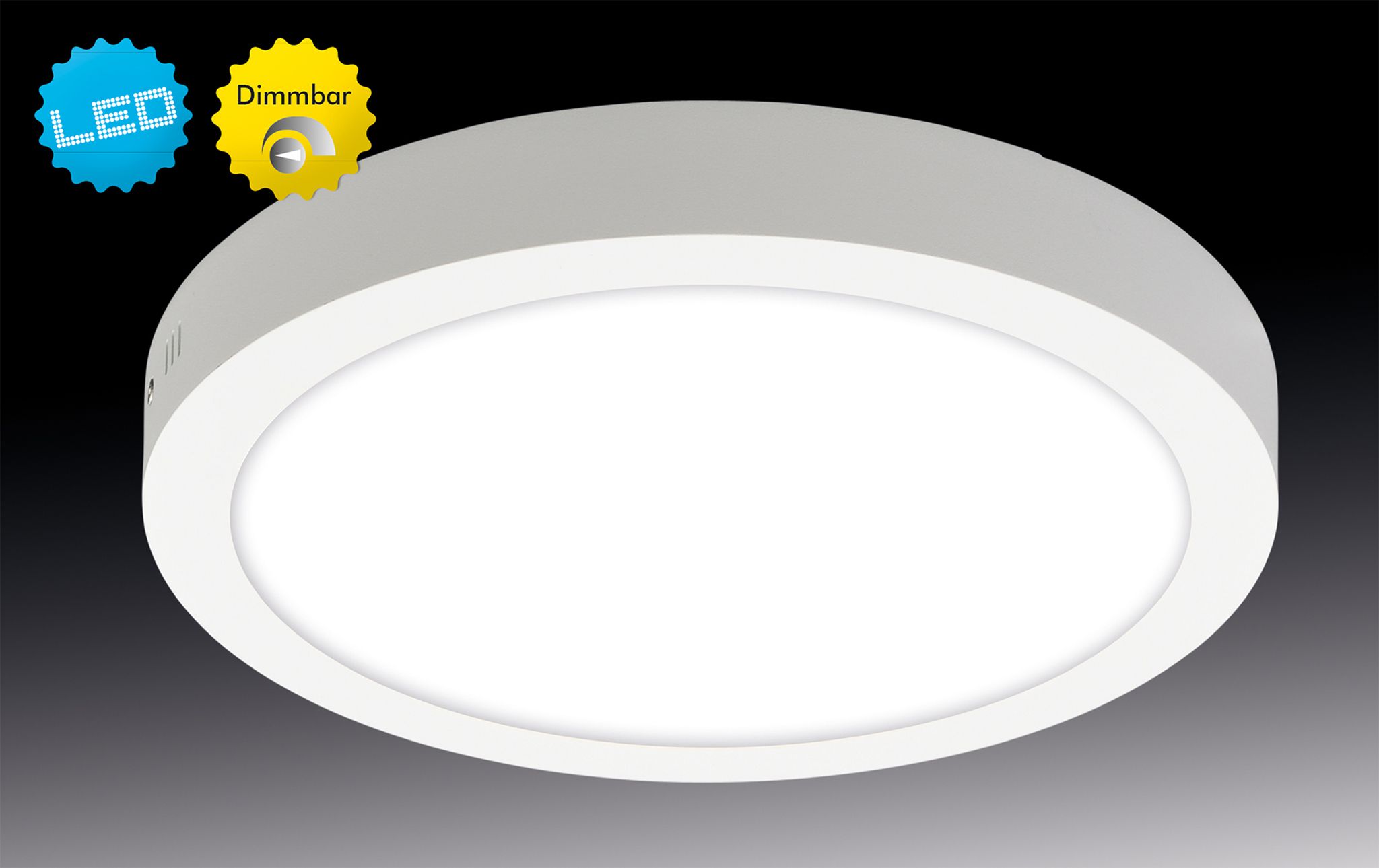 LED Aufbaupanel dimmbar Dimplex d:30cm - LED fest verbaut, 3000K, warmweiss
