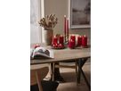 LED Pillar Kerze Flamme Flow - Indoor, Rot, 17.5 cm höhe, Timerfunktion