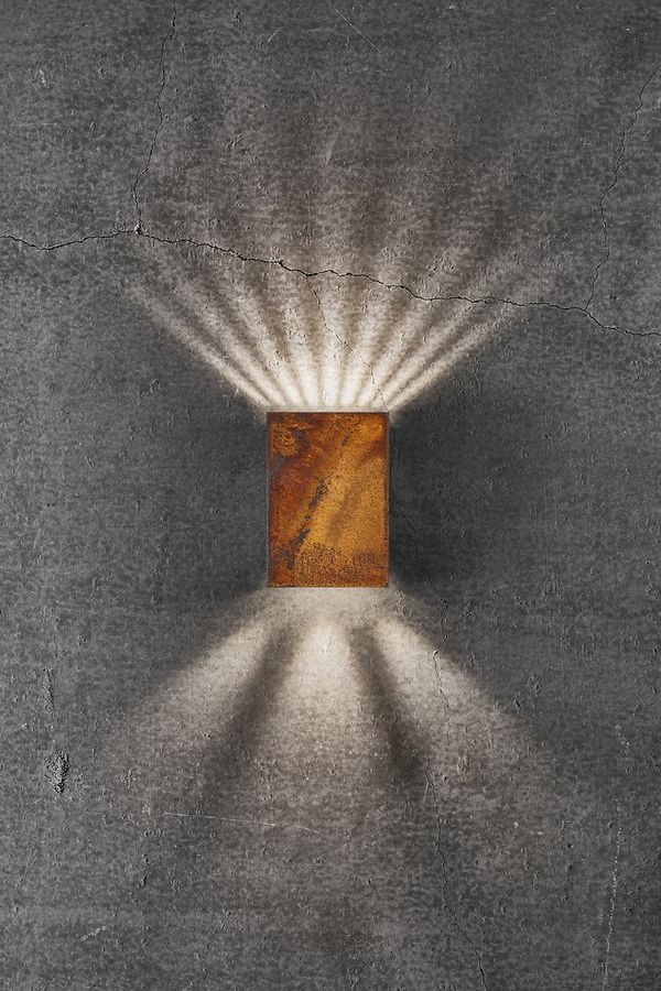 Fold 10, Wandleuchte, Corten - LED Modul, 7,4W LED, IP54