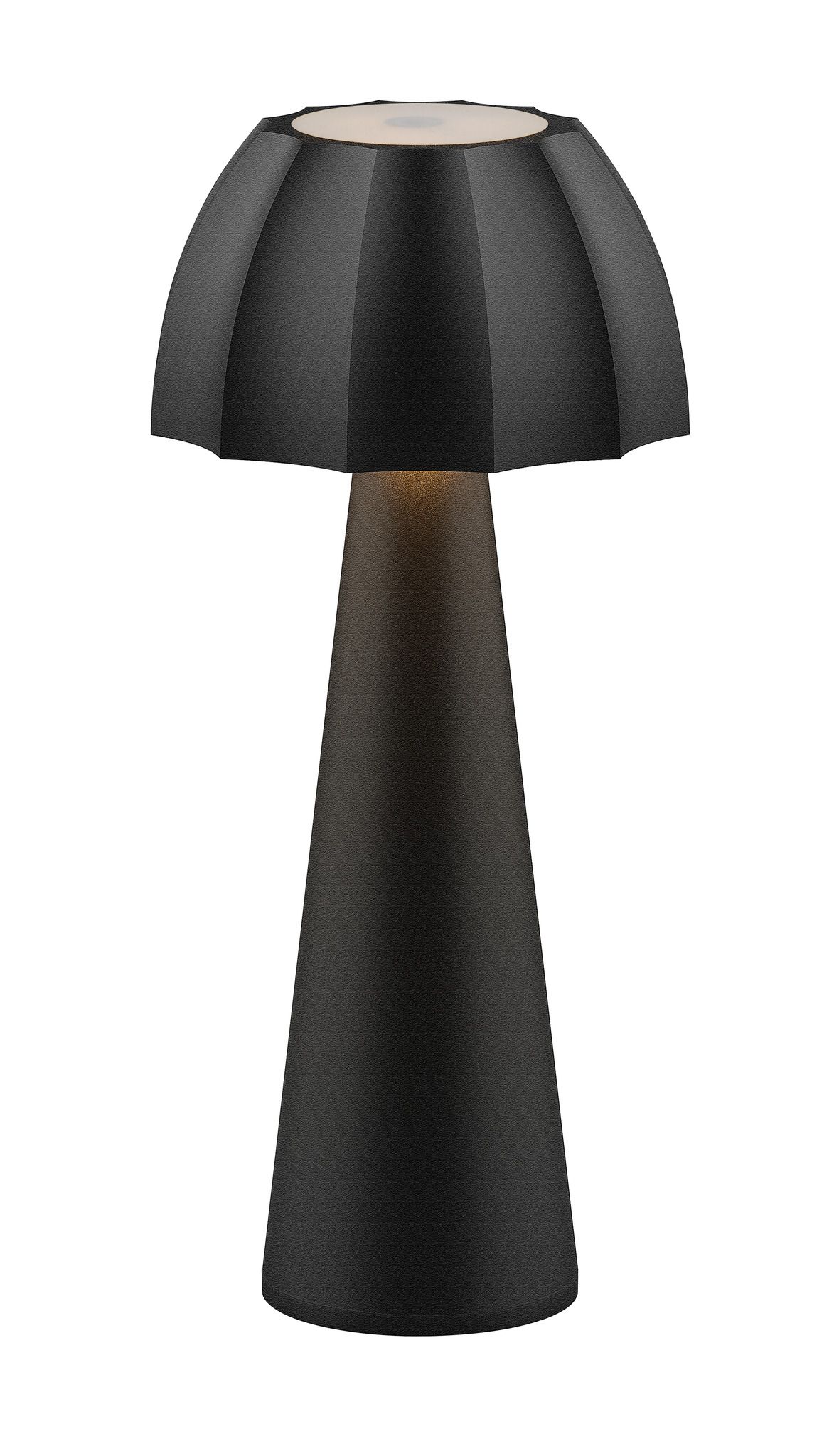 Akku Tischleuchte USB-C SULIS Schwarz - IP54, Warmweiss, 220lm