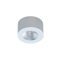 Spot LED Mille - 8W, 615lm, 3000K, IP44, CRI 80, 40°, grau/weiss, dimmbar, D=63mm, H=34mm