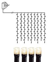 Lichtervorhang Serie MicroLED - IP44, Warmweiss, 100 LED