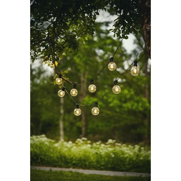 Lichterkette Big Circus Filament - IP44, Warmweiss, 10 LED's, 450cm