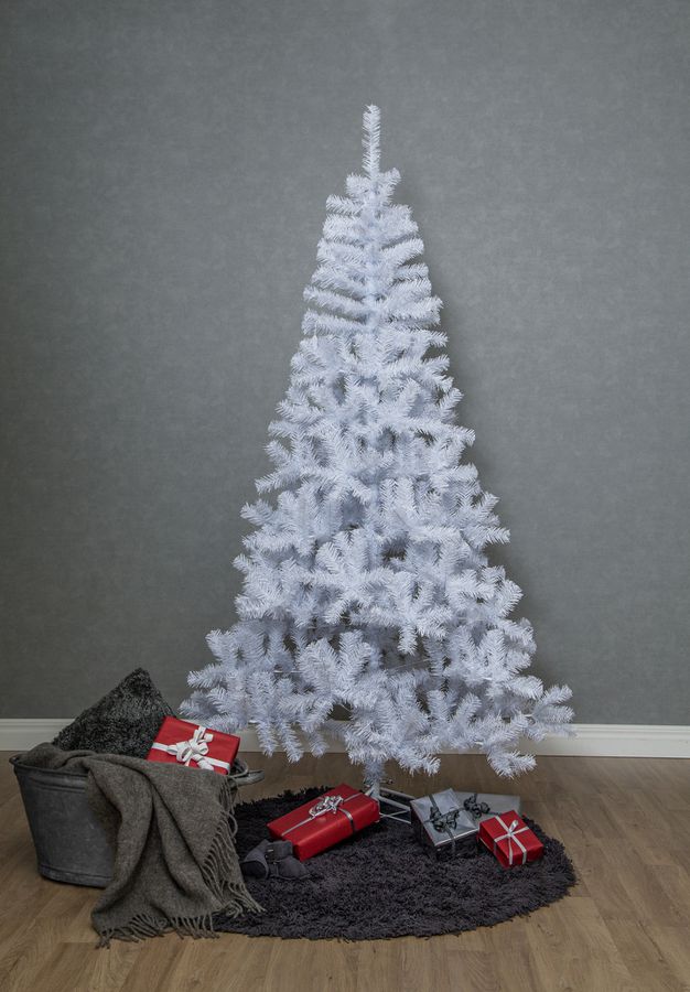 Weihnachtsbaum mit LEDAlvik - Weiss, 180LED, 210cm Höhe