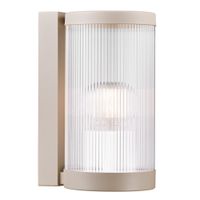 Wandleuchte COUPAR - 1xE27 (exklusiv), max.25W, IP54, sand, dimmbar (optional Leuchtmittel), D=130mm, H=250mm