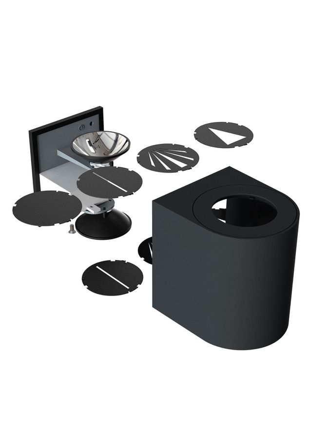Canto 2, Wandleuchte, Ek - 2X6W LED, 2700K, IP44, 230V
