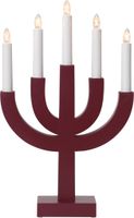 Kerzenleuchter Selma - IP20, Rot, Warmweiss