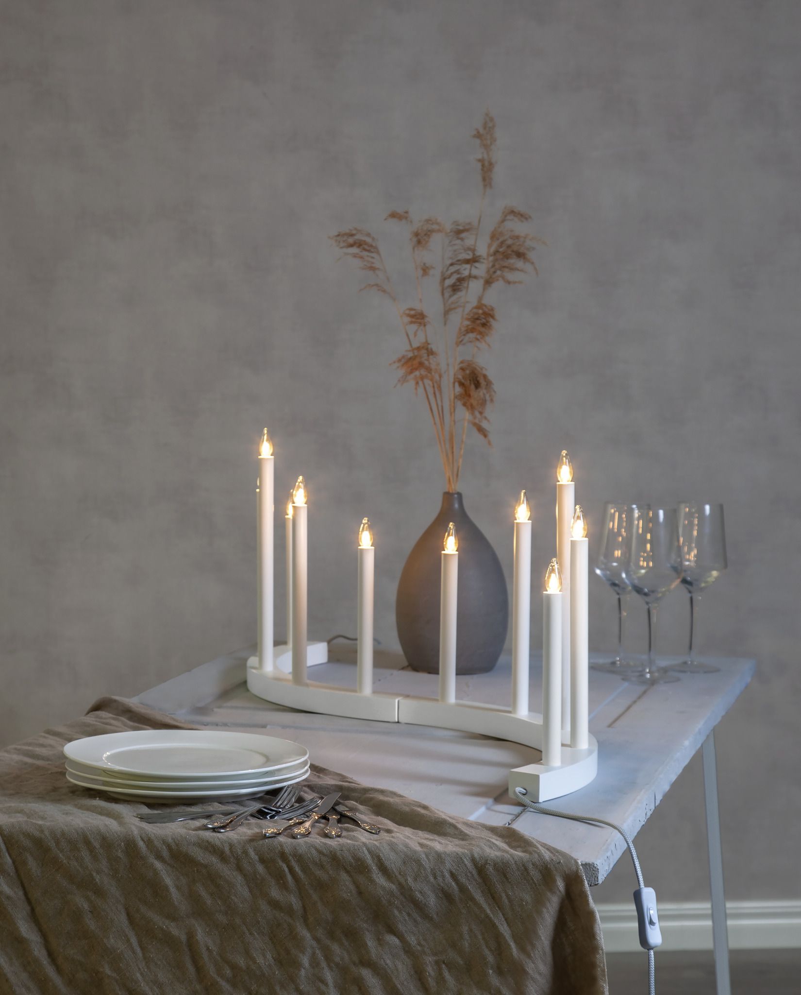 Kerzenständer  Accent - IP20, Warmweiss, 5 LED