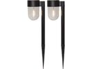 Solar Poller 2 Pack Cupola - IP44, Warmweiss, Dämmerungssensor