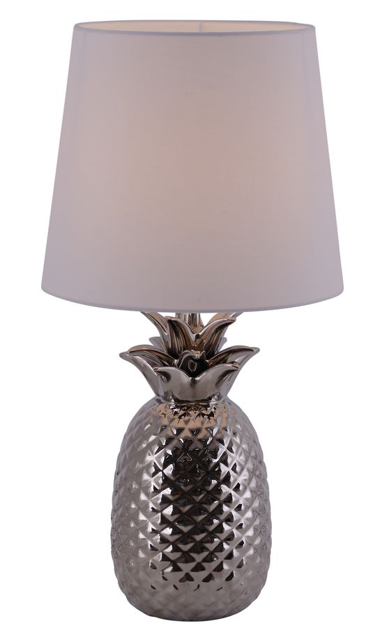 Keramik-Tischleuchte h: 45cm Ananas - E14, 40W, IP20
