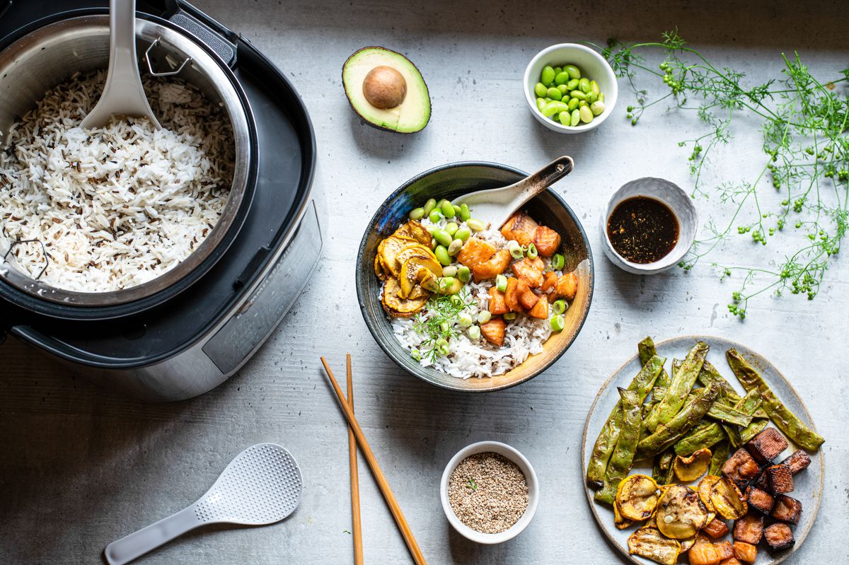 MULTI REISKOCHER MRK 950 - Multireiskocher, Edelstahl/schwarz, 860W