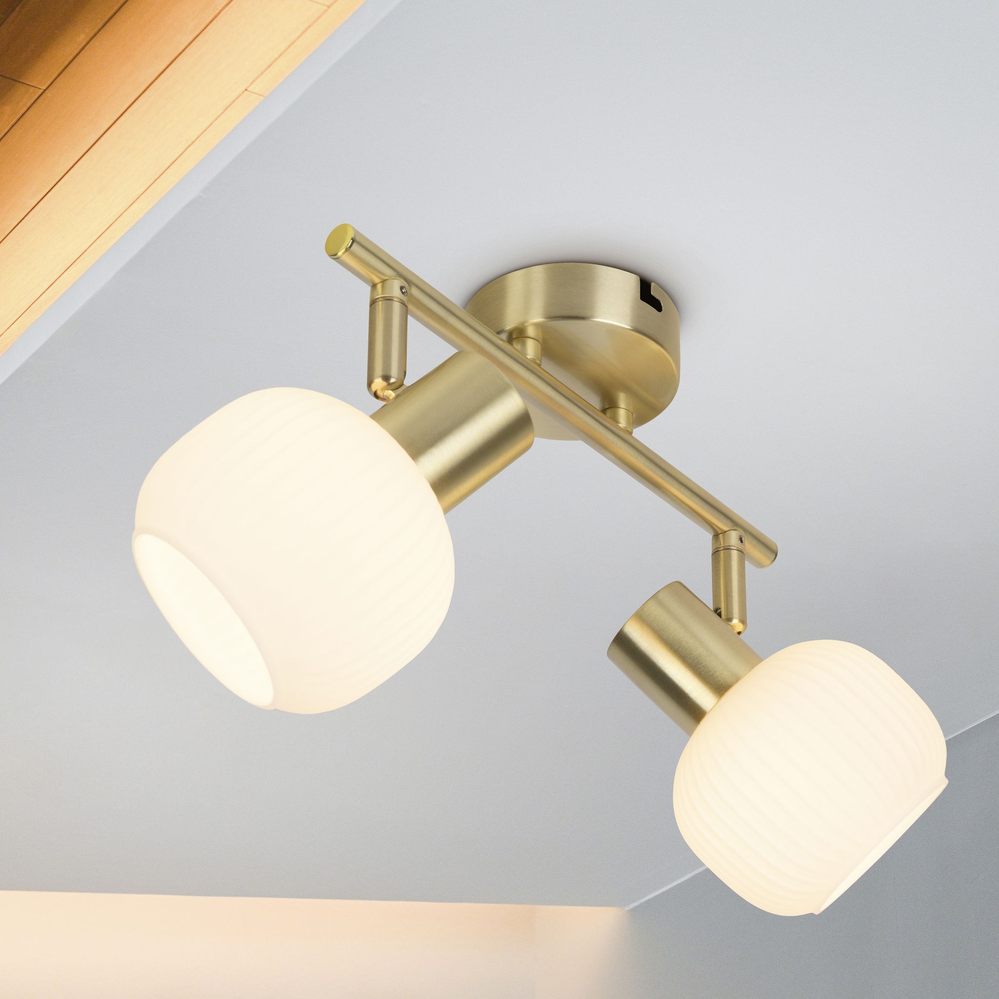 2er Spot Deckenleuchte LEARTA exkl. Leuchtmittel - E14, IP20, 230V