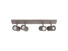 4er Spot-/Deckenleuchte  TINNIS  L: 56cm sand - IP20, GU10, Beige