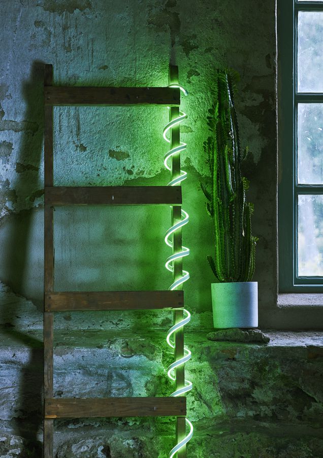 Rope Light Flat Neon - IP44, Grün, 480 LED's