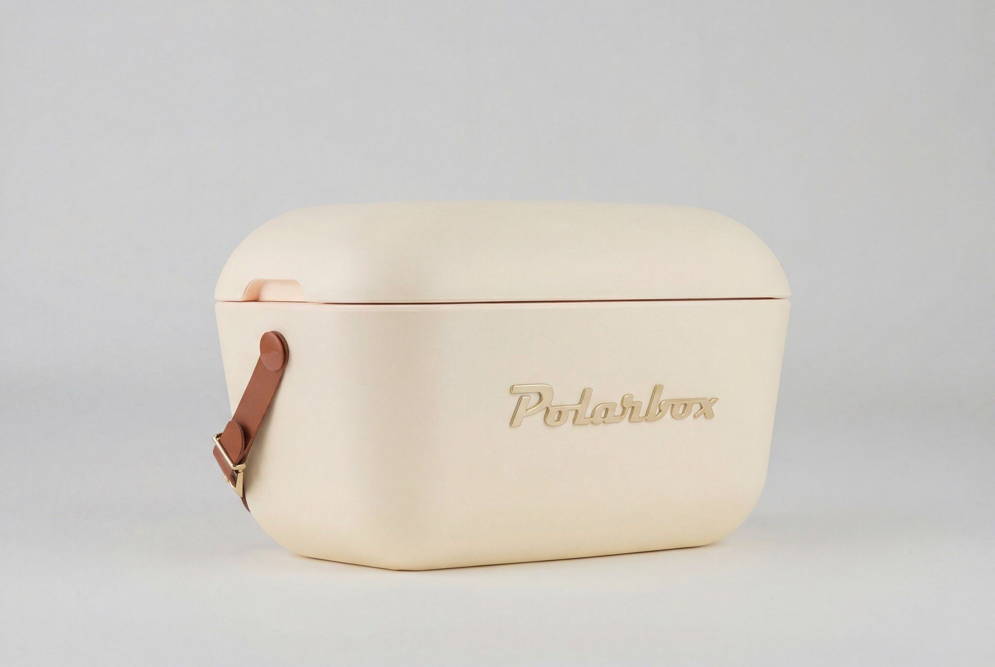 Polarbox Retro Cooler Nevera Cream Gold 12l - Kühlbox, 12l, Vintage Design
