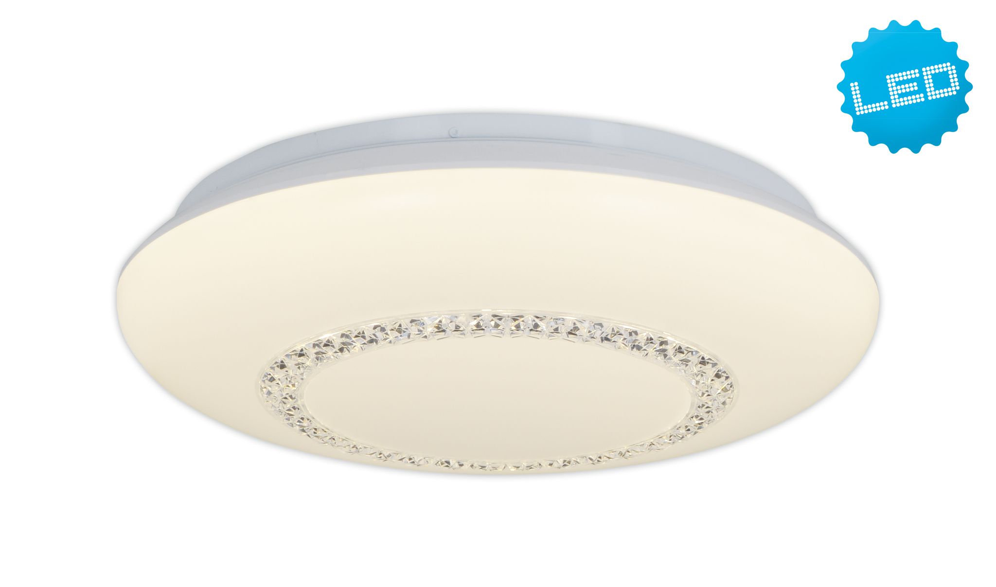 LED Deckenleuchte Pilsen d:41cm - LED fest verbaut, 3000K, warmweiss