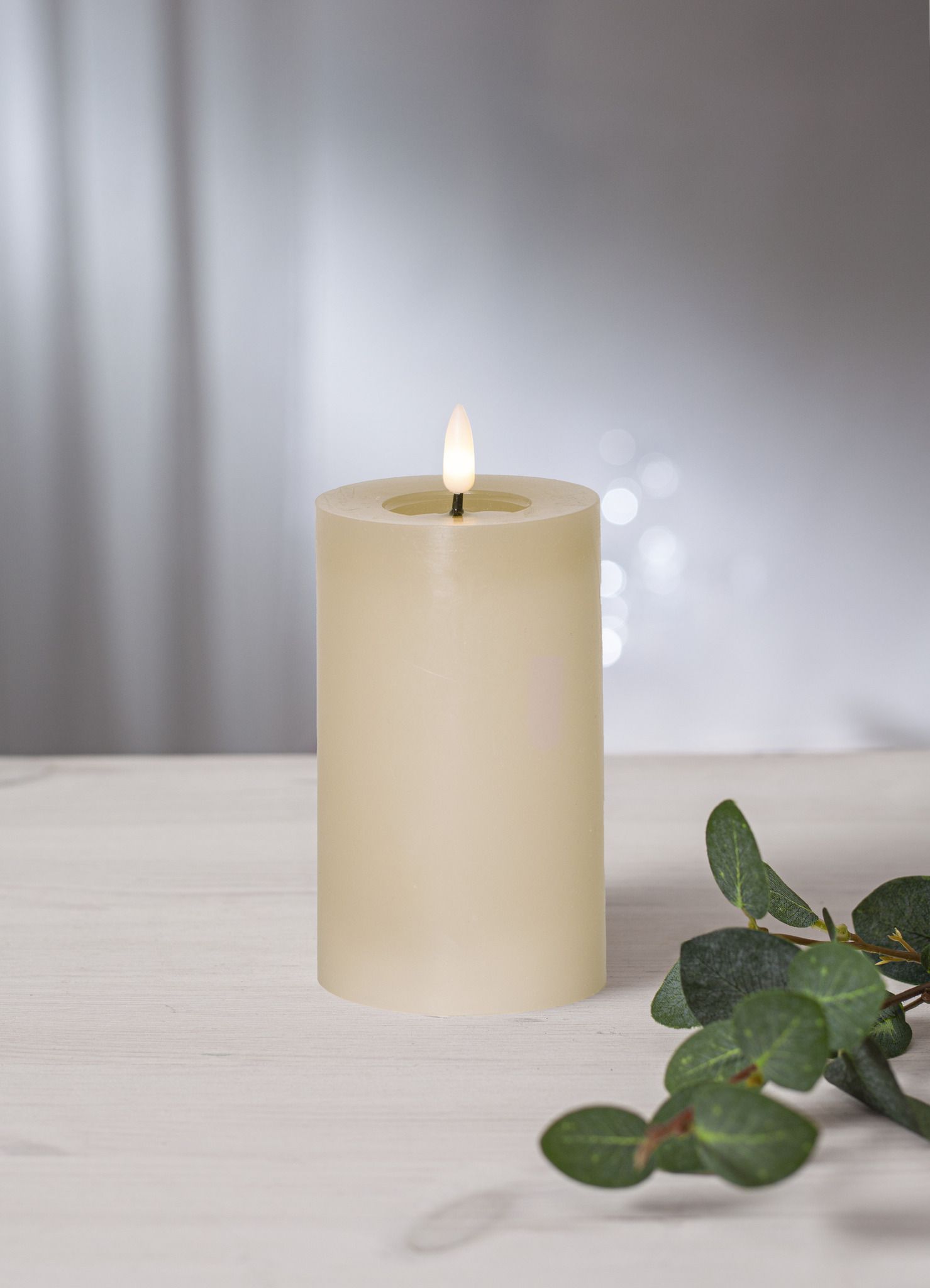 LED Pillar Kerze Flamme Flow - 0/12