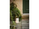Outdoor-Laterne LUCIE - Weiss, 34 x 17 cm, warm&kaltweiss, wiederaufladbar