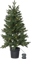 Künstlicher Weihnachtsbaum  Byske - grün, 40 LED's, 90cm Höhe