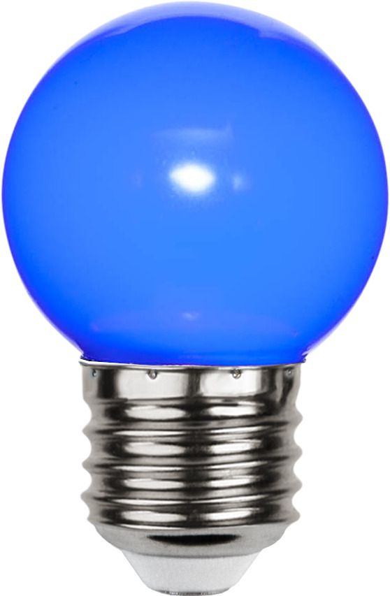 LED Leuchtmittel E27 G45 Outdoor Lighting - E27, Blau, 1W, 220-240VAC