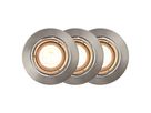 Carina, Smart, 3-Kit,Nickel - GU10, 2200-6500K, 345Lm