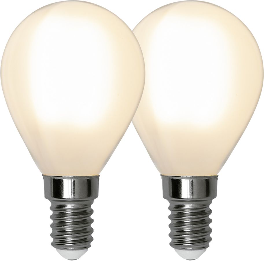 LED Lamp E14 Frosted Duo Pack - E14, 250Lm, 2.5W, 2700K