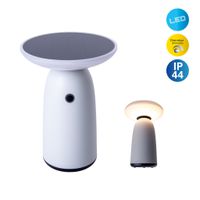 LED Solarleuchte ADA weiß - IP44, 10W, Warmweiss