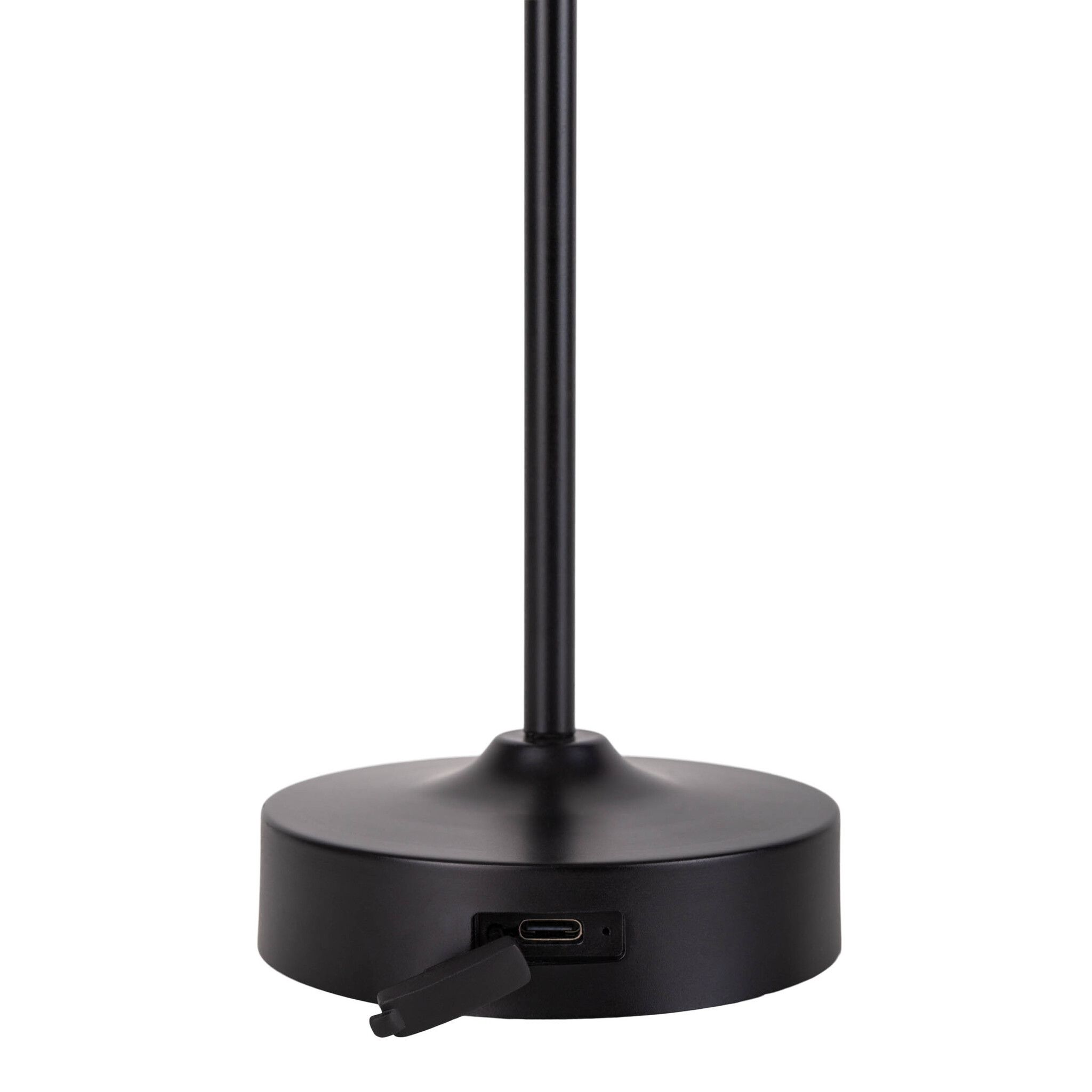 LED Akku- Tischleuchte PINA  schwarz - LED-Modul, 6W, IP20