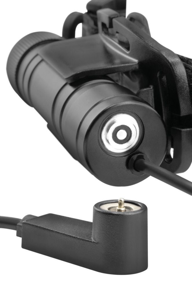 Stirnlampe HD500R wiederaufladbar - Akku LED Kopflampe