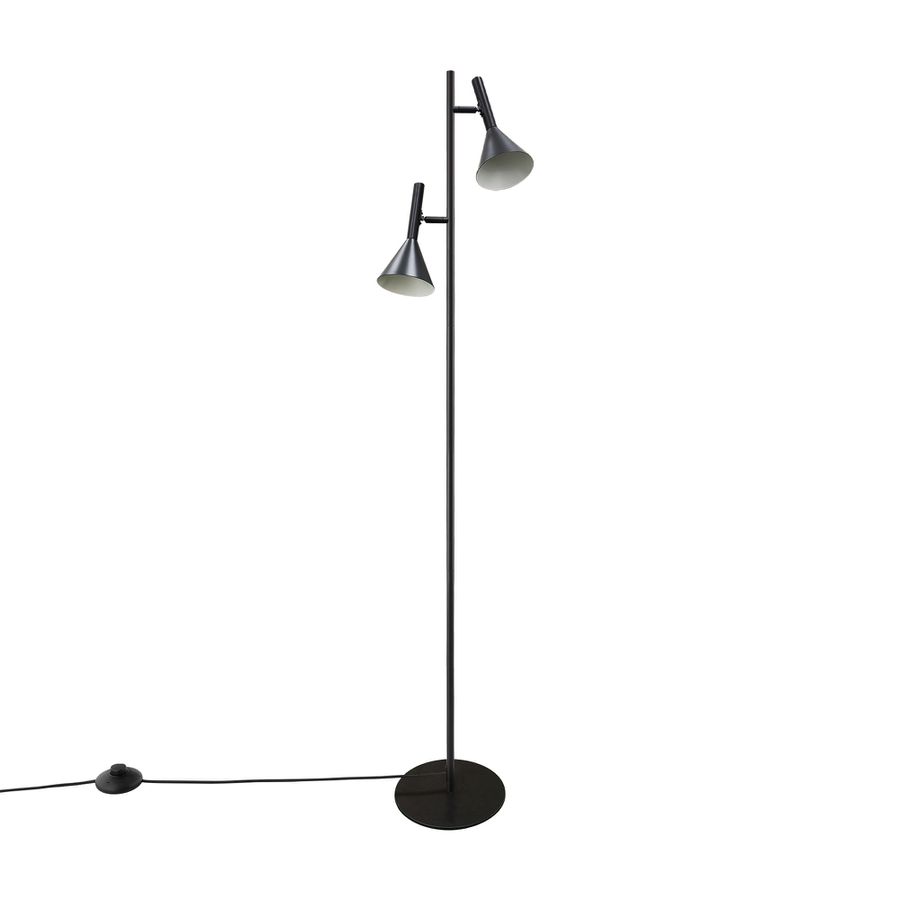 Stehlampe Kelvis Schwarz - GU10, IP20, 230V