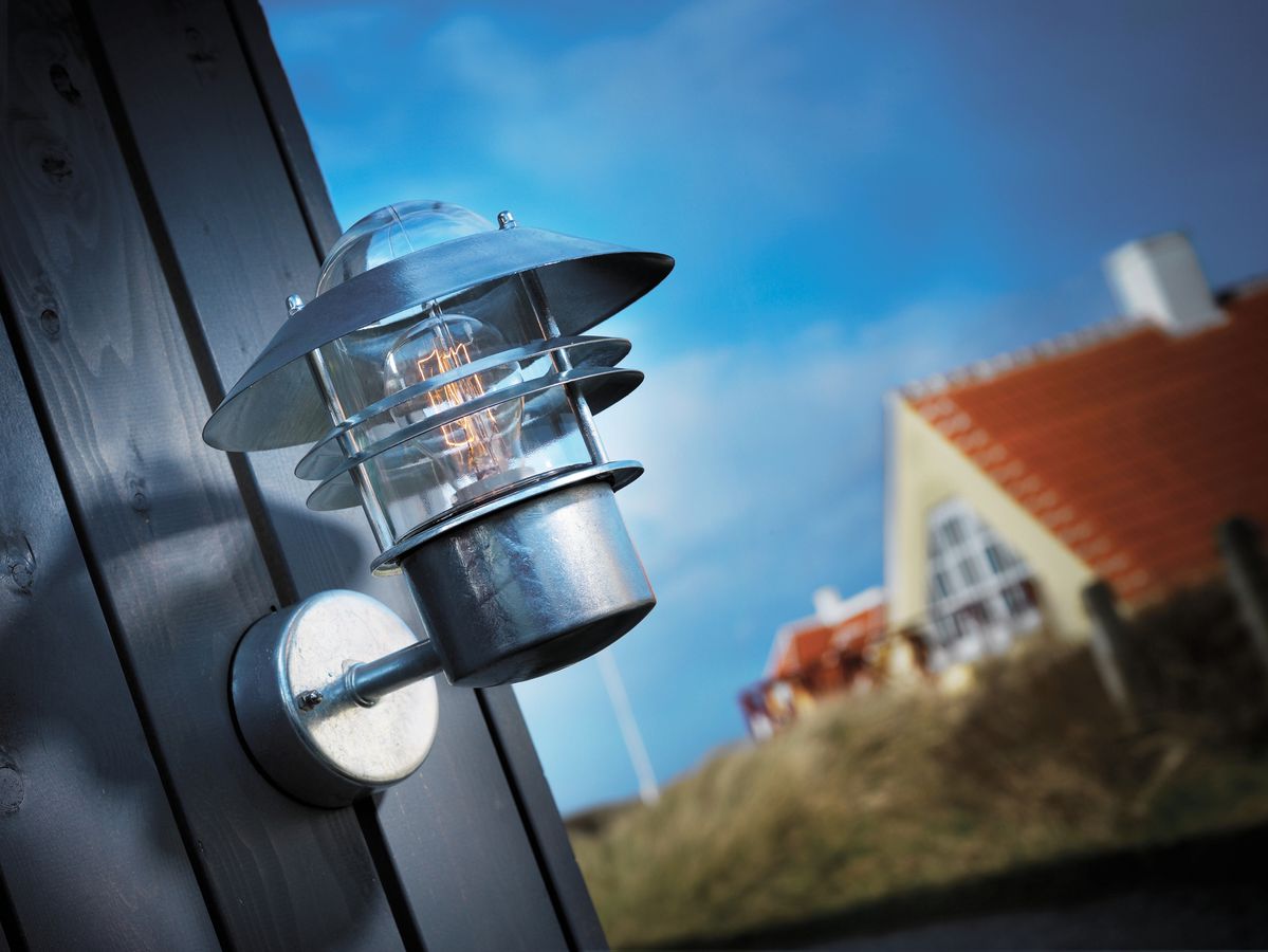 Blokhus, Wandleuchte, Verzinkt - E27, max. 60W, IP54