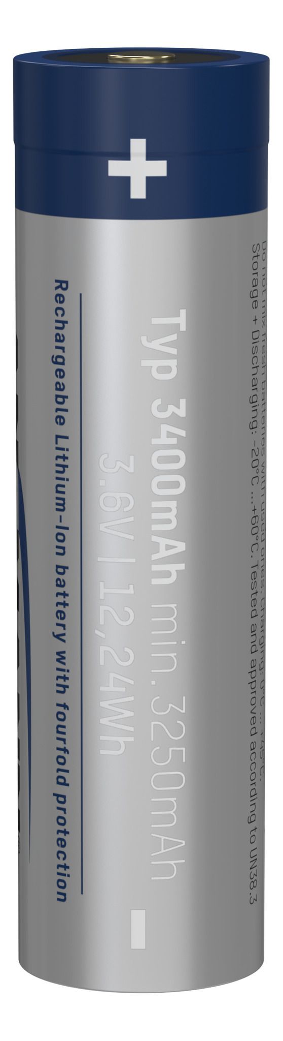 Li-Ion Akku 18650 - Akku Li-Ion, 18650, 3.6V, 3400 mAh