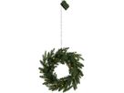 Künstlicher Weihnachtskranz Byske - grün, 30 LED's, 45cm Höhe