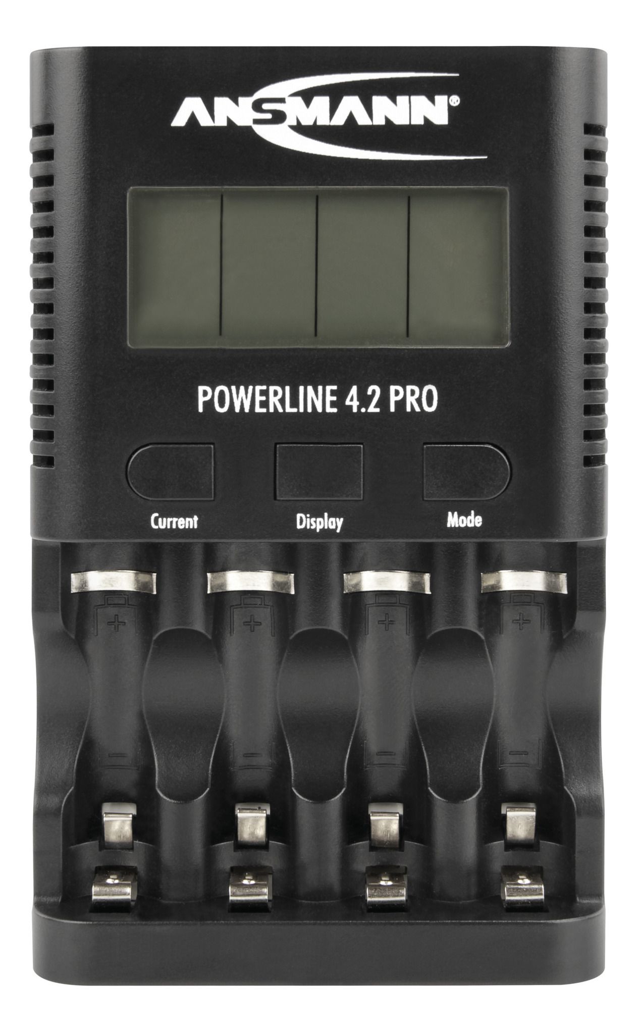 Powerline 4.2 Pro - 4x AA/AAA NiMH Akkus, Ladegerät mit 5 Ladeprogrammen