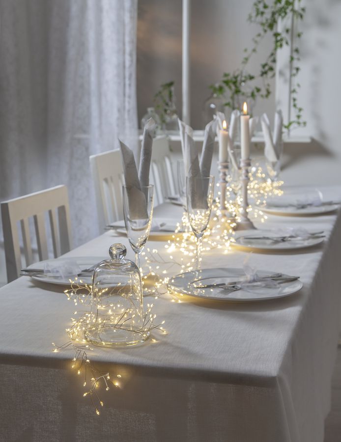 Lichterkette Dew Drop - IP20, Tageslicht, 720 LED