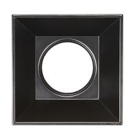 Anbauspot ETHAN - GU10 (exkl.), max. 4x10W (LED), IP20, schwarz-matt, dim. optional, L=216mm, B=216mm, H=120mm