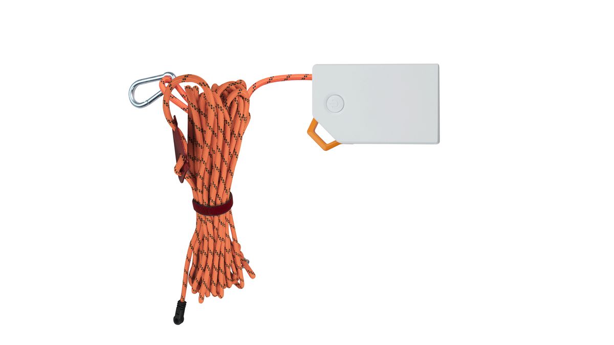 10m Seil geflochten mit integrieter LED Beleuchtung - 3xAA Batterie (exkl.), 100 LED`s, IP67, Farbe Orange, L= 1000cm,  Zugkraft pro Meter 2.95KN/300KG