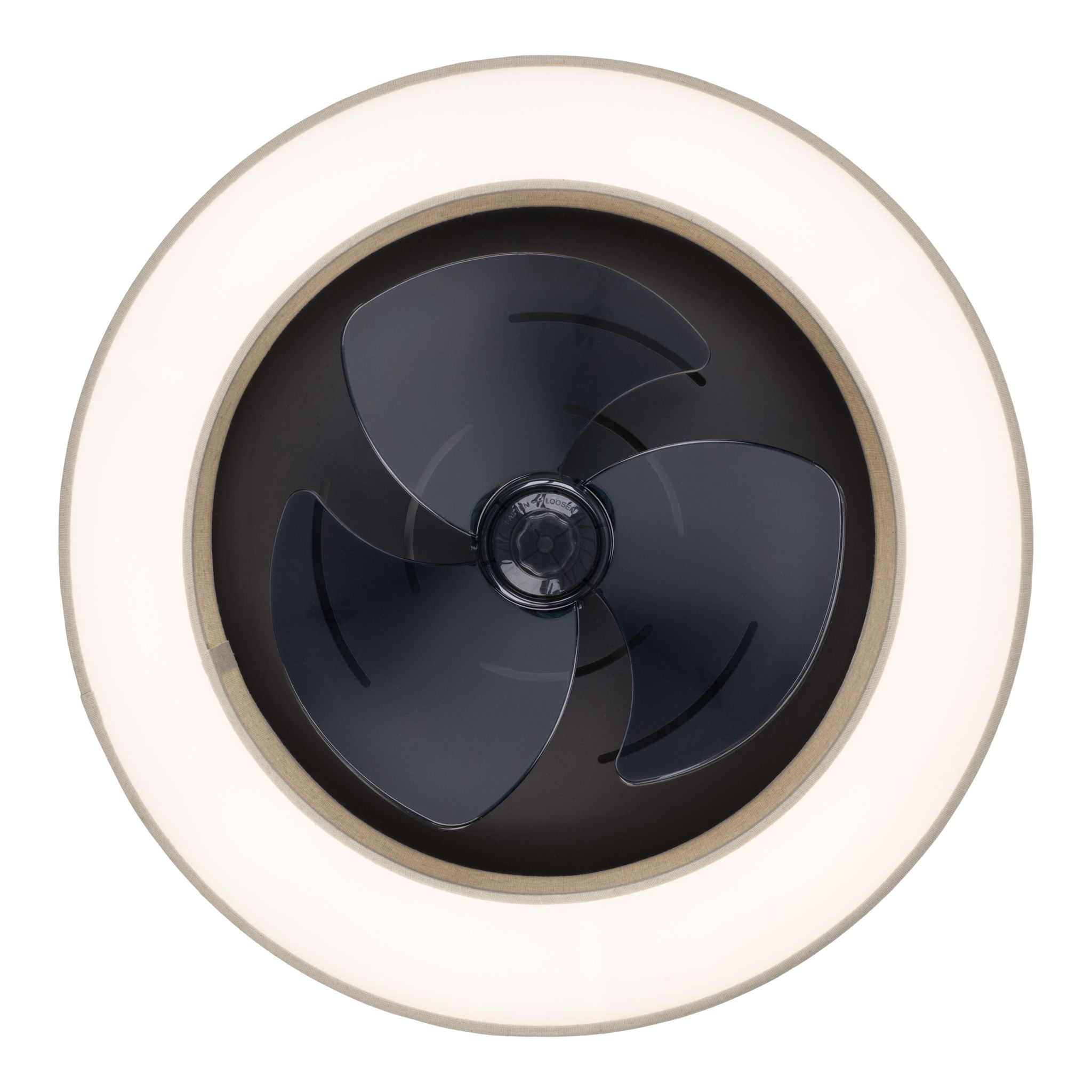 LED-CCT Deckenleuchte  VALENTO  inkl. Ventilator : 51cm beige - IP20, LED-Modul, Beige